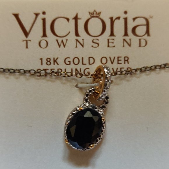 Sterling Silver Victoria Townsend Gem Necklace - Picture 2 of 2